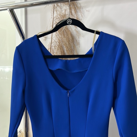 Elegant & maxi & dark blue dress - Picture 6 of 10